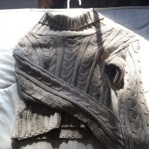 long sleeve knit sweater